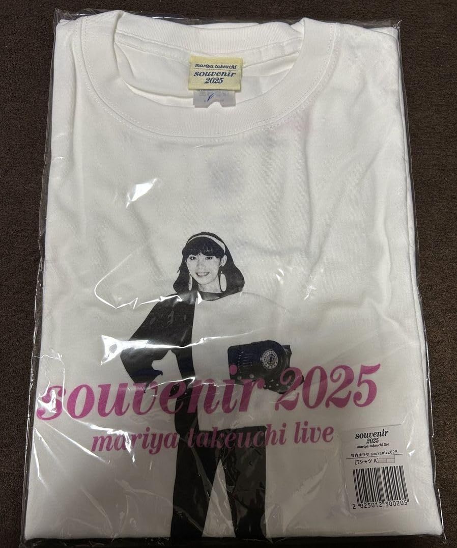 竹内まりや souvenir 2025 LIVE グッズ Tシャツ A 白 (L) [L