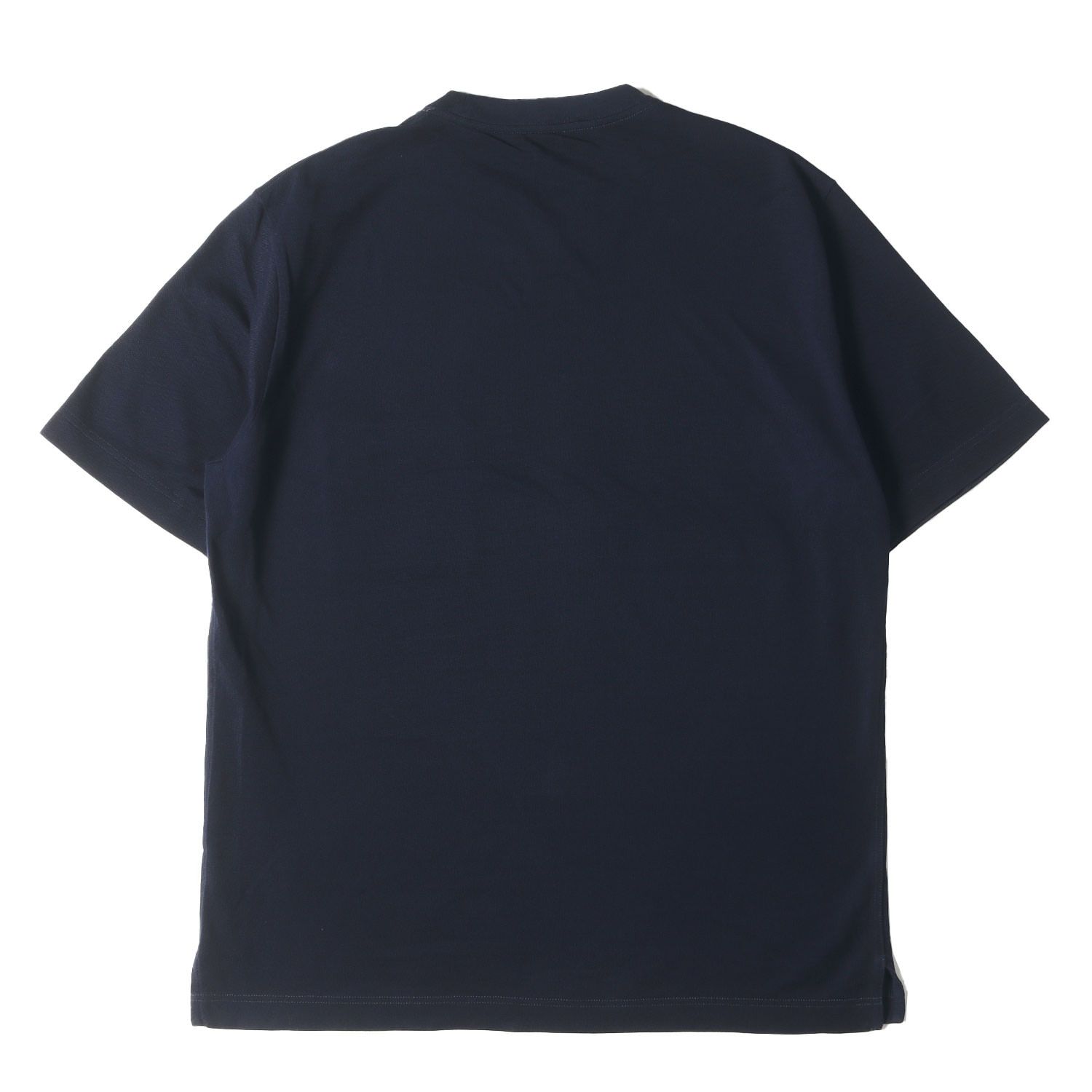 美品　エルメス　Tシャツ　腕ロゴ入り　紺色 HERMES（エルメス）Tシャツ・カットソー 紺 サイズ:M メンズ