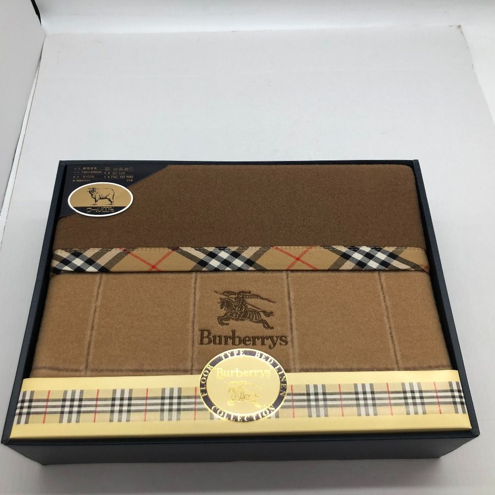 BURBERRY 毛布 140cm×200cm 未使用 BURBERRY 毛布 140cm x 200cm