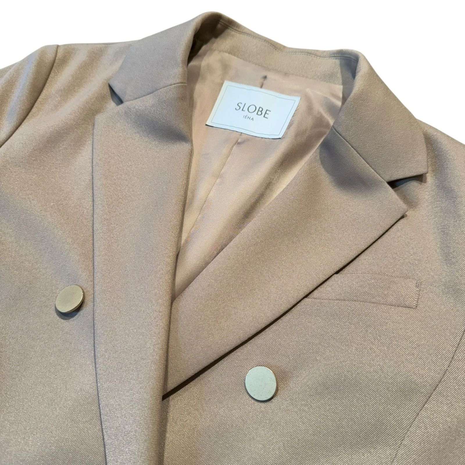 【新品】SLOB IENA 金ボタンツイーディジャケット SLOBE IENA（スローブイエナ）の「《追加》金ボタンツィーディ