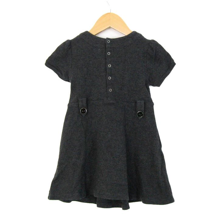 トゥービーバイアニエスベー シャツワンピース Aライン 丸襟ロング綿