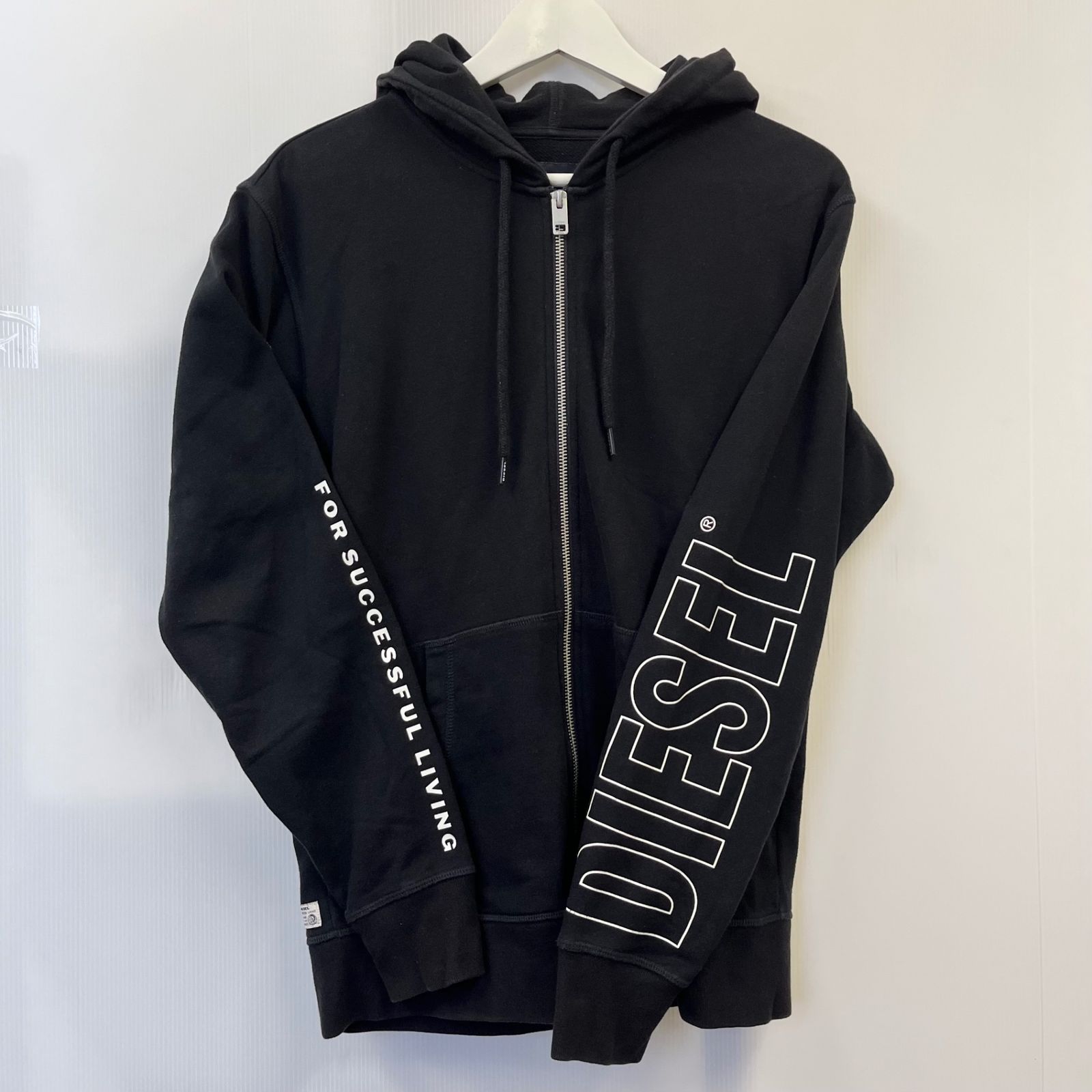 DIESEL LOUNGE WEAR ディーゼル パーカー ブラック Sサイズ