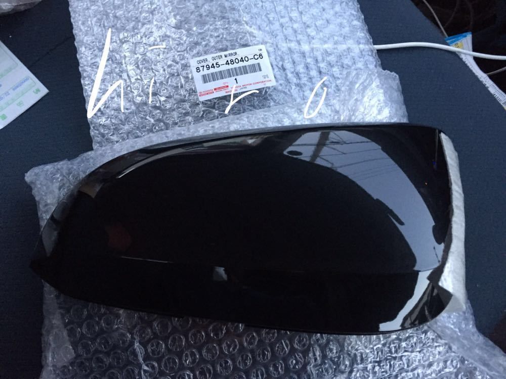 60系 ハリアー 純正ドアミラーカバー ブラック 送料無料 トヨタ 60系 ハリアー 純正ドアミラーカバー