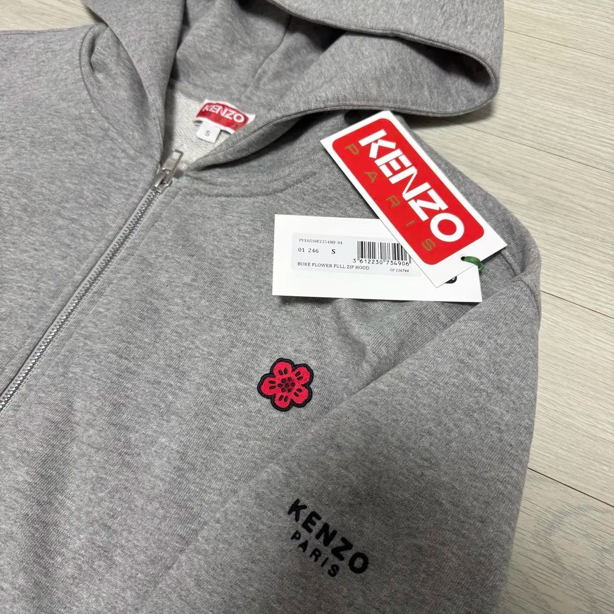 KENZO(ケンゾー) フラワー フード付き ジップアップパーカー