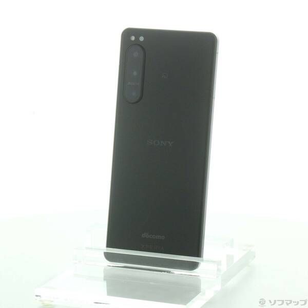 中古品〕 Xperia 5 IV 128GB ブラック SO-54C docomo SIMフリー