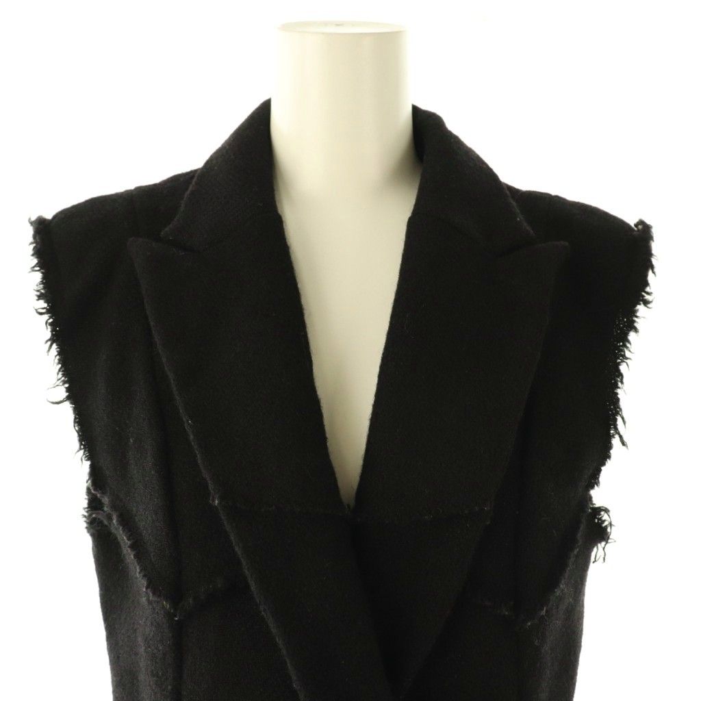  マリオンヴィンテージ MALION カットデザインベスト ダブル F ブラック DF OS SH ベスト ジレ ビスチェ トップス