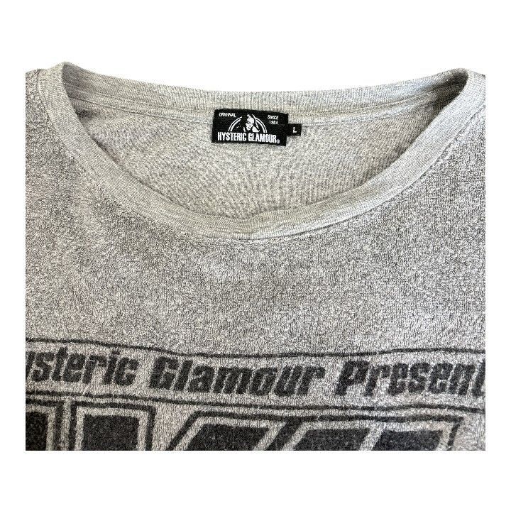 ヒステリックグラマー 長袖Tシャツ グレー HYSTERIC GLAMOUR - HYSTERIC GLAMOUR / ヒステリックグラマー