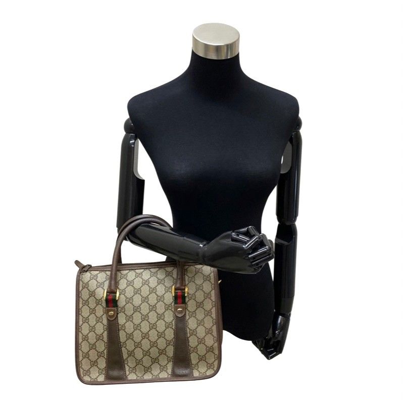 極 美品 保存袋付き GUCCI オールドグッチ シェリーライン GG ロゴ