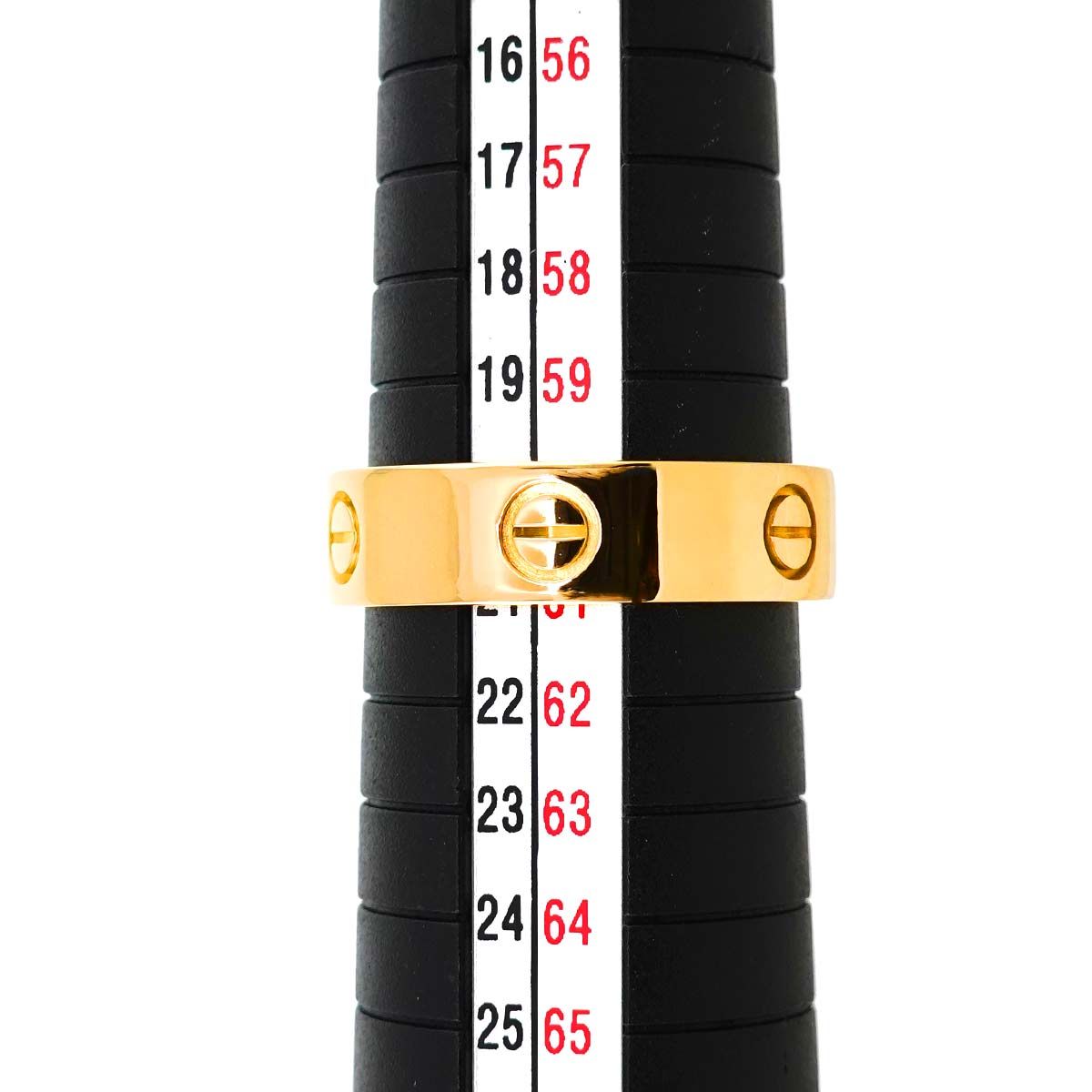カルティエ Cartier ラブ #61 リング K18 YG イエローゴールド