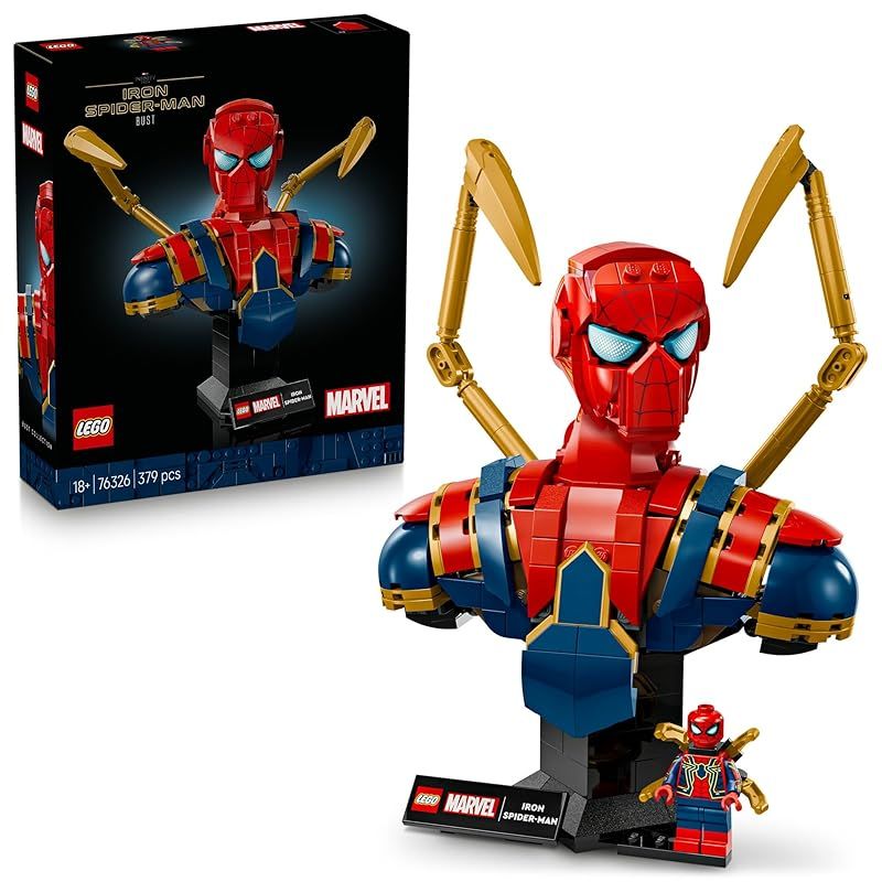 在庫限り レゴ LEGO マーベル アイアン スパイダーマン バスト おもちゃ 玩具 誕生日 プレゼント ブロック 男性 女性 マーベル グッズ フィギュア 対戦 ロボット