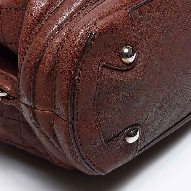 CHANEL シャネル ショルダーバッグ レザー ココマーク 11番台 チョコ  