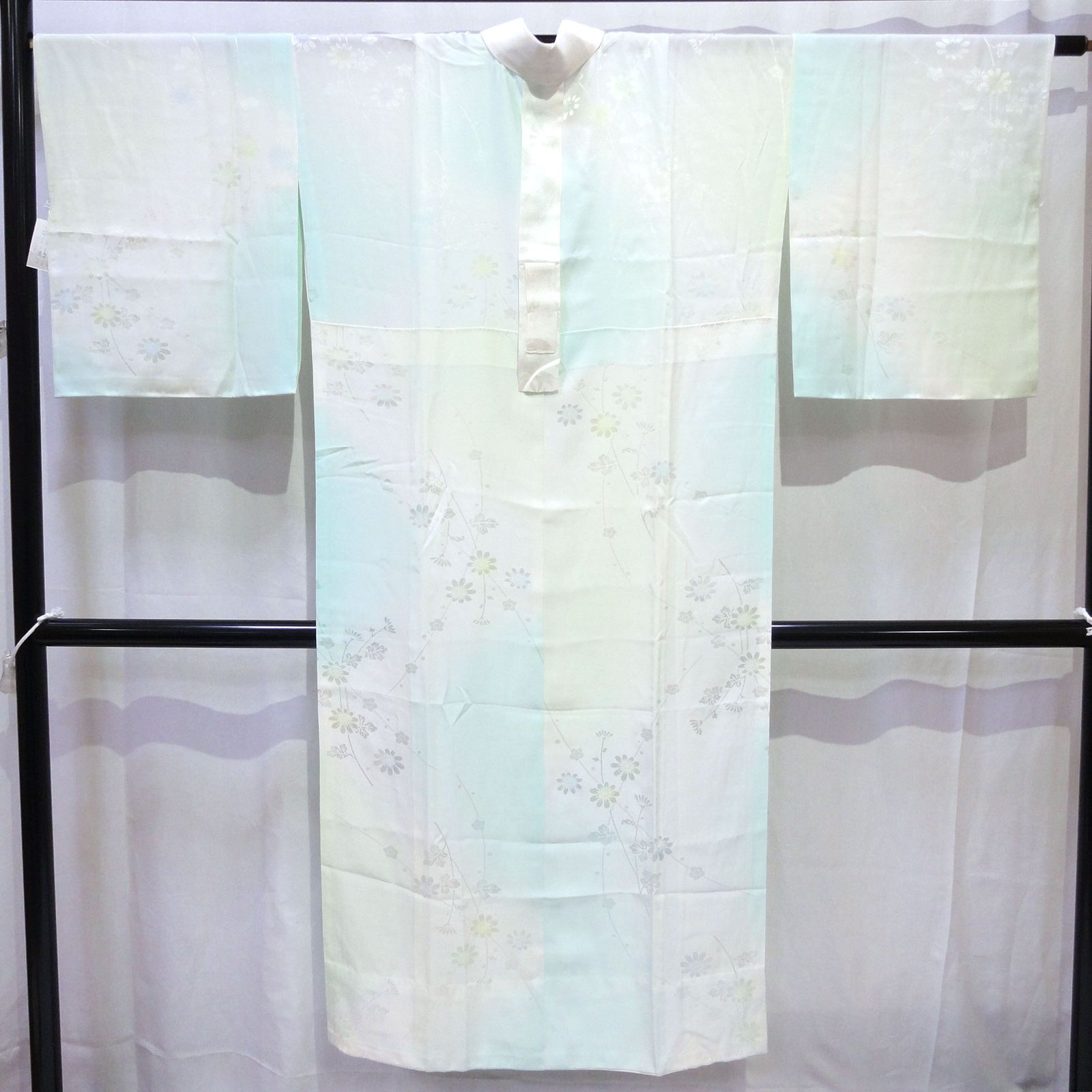 正絹 襦袢 着物 花 No.200701-0330 梱包サイズ60