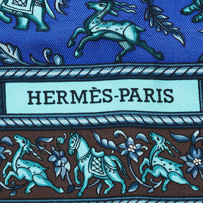 HERMES エルメス カレ90 「CHASSE EN INDE 」 Hermès Chasse en Inde 90
