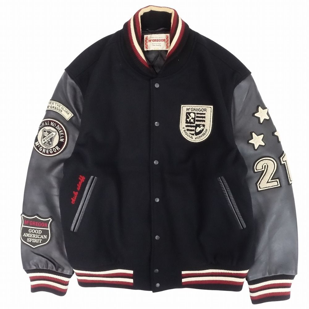 McGREGOR スタジャン LL フルデコ仕様 / 袖カウレザー McGREGOR スタジャン LL フルデコ仕様 / 袖カウレザー 中古・古着通販