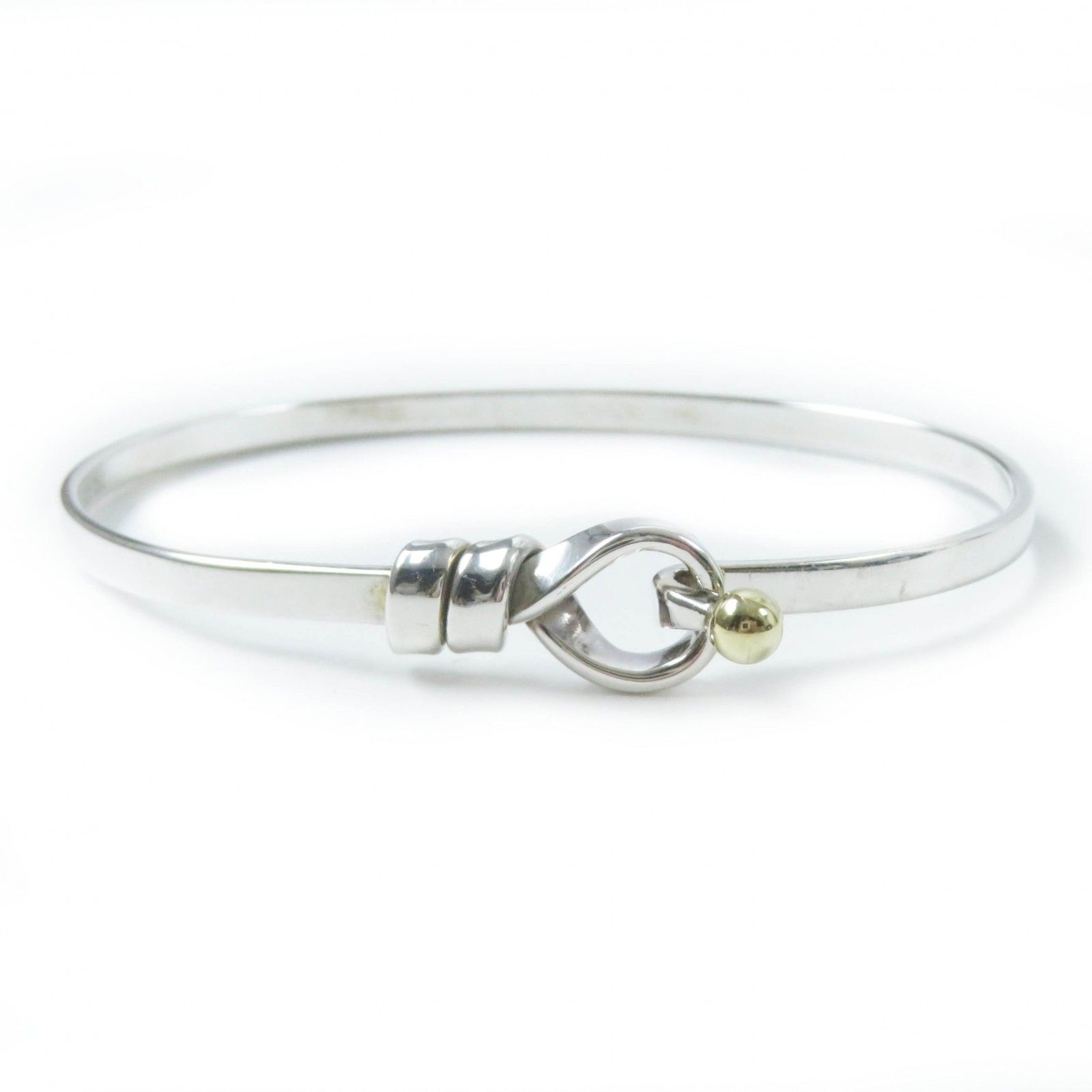 美品◎TIFFANY&Co. ティファニー フック＆アイ コンビ ブレスレット