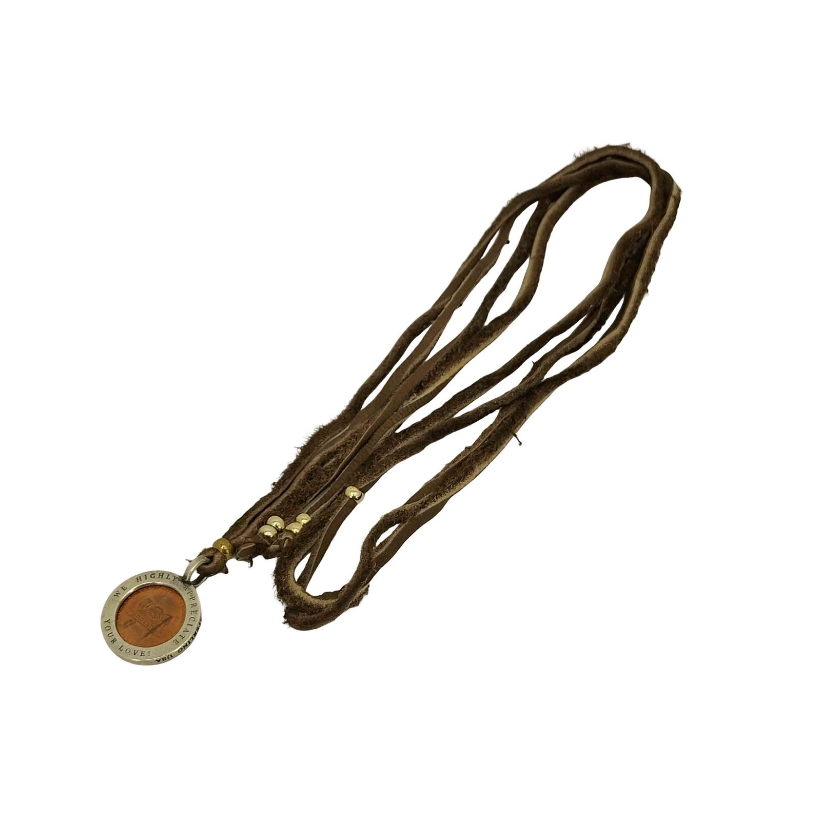 グラッドハンド GLADHAND 10周年記念 メダル チャーム ネックレス メンズ 表記無