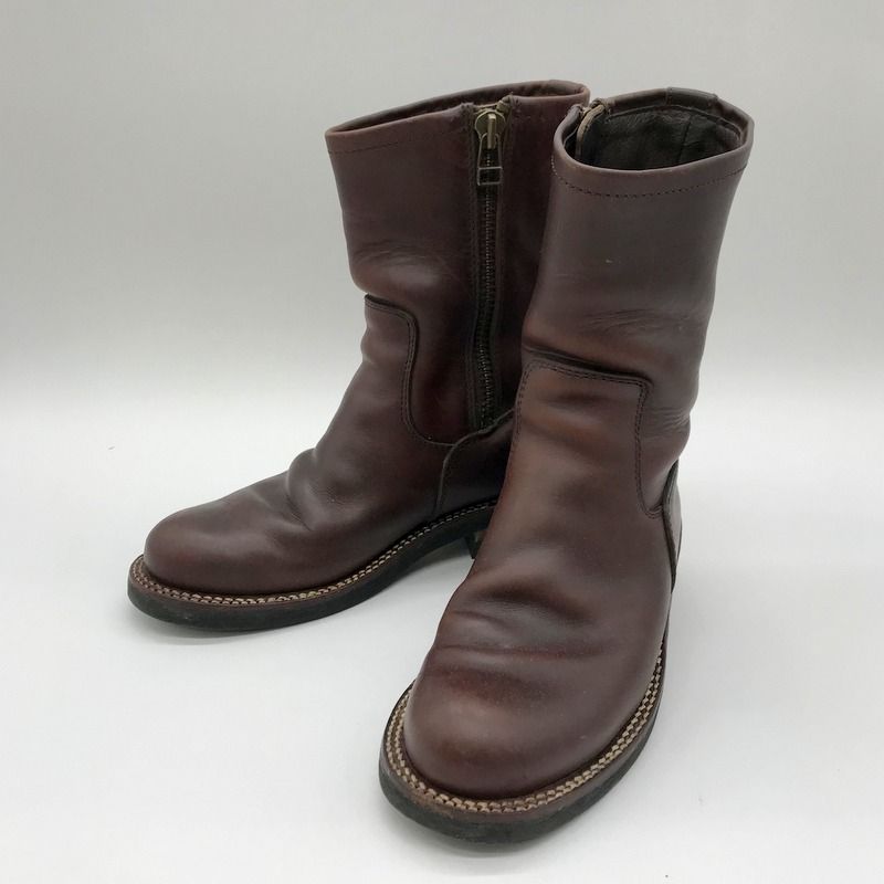 HYSTERIC GLAMOUR ブーツ サイドジップ レザー エンジニアブーツ 