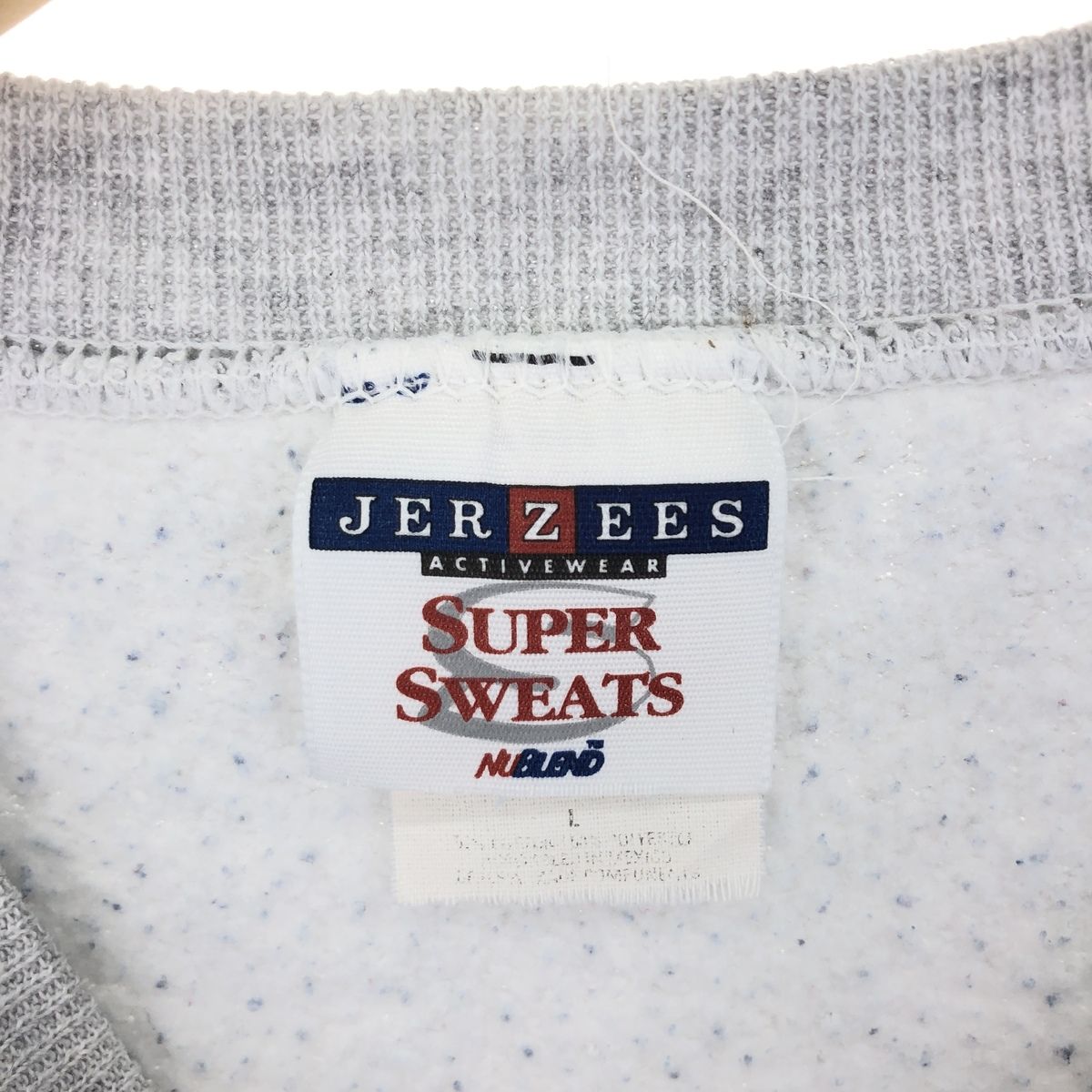 古着 ジャージーズ Jerzees 両面プリント プリントスウェットシャツ