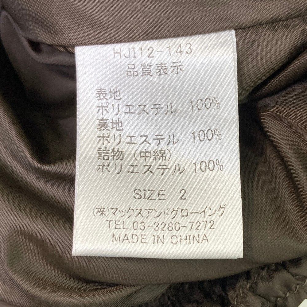 ZOY ネイビージップアップブルゾン サイズ2 サイズ：2 ZOY ゾーイ