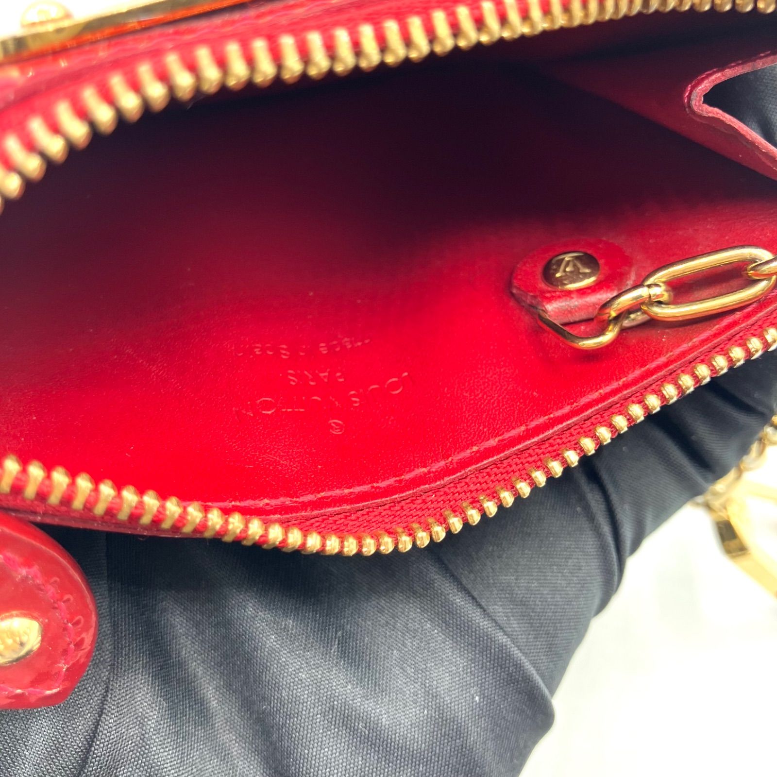 LOUIS VUITTON モノグラム ヴェルニ キーケース コイン エンボス 鑑定済み】正規品 ルイヴィトン LOUIS VUITTON モノグラム