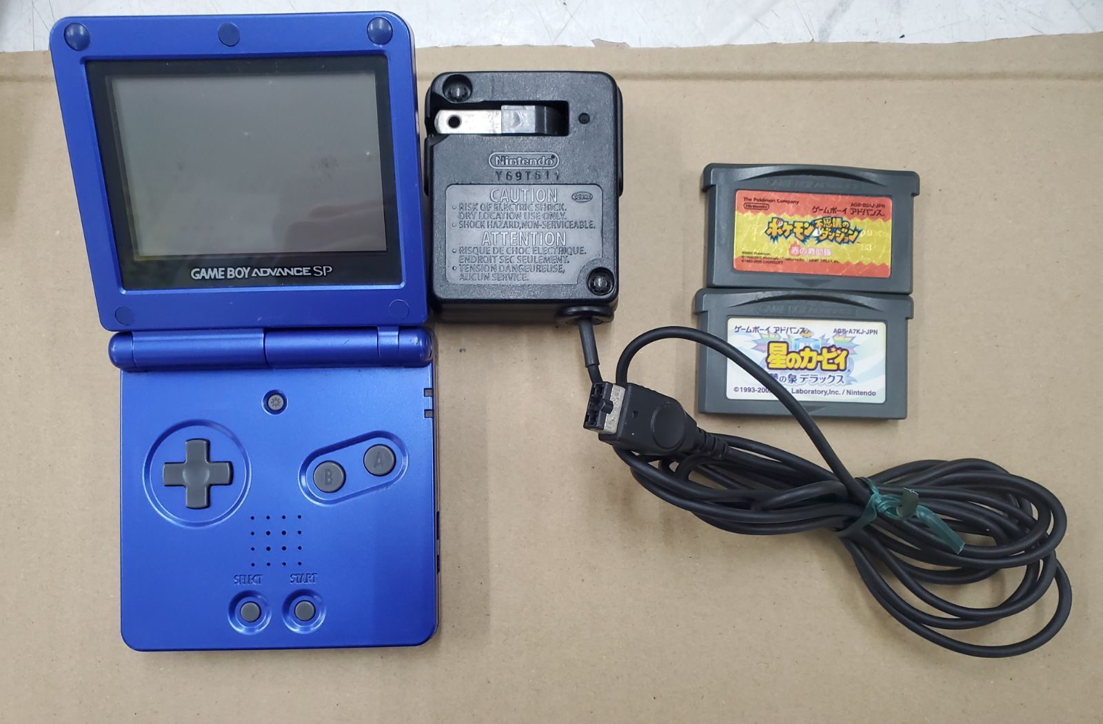 ジャンク品　ゲームボーイアドバンスSP 本体