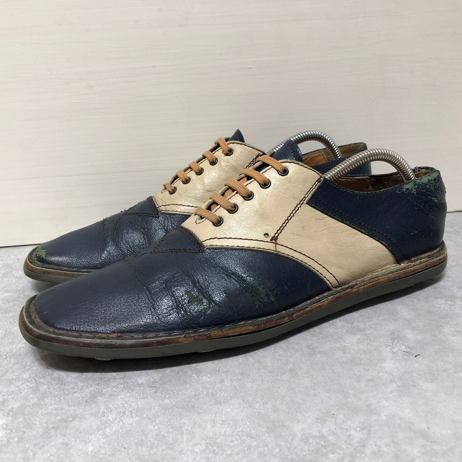 miu miu Archive vintage レザー サドルシューズ 革靴 ミュウミュウ 