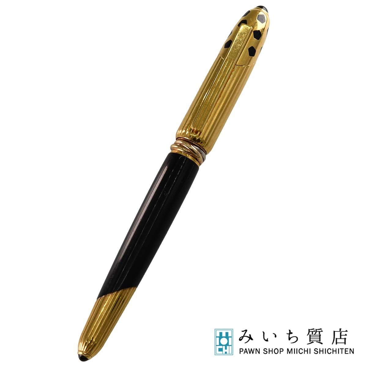 Cartier カルティエ 万年筆 パンテール ドゥ ペン先750 文房具 筆記用具 筆記未 H19375