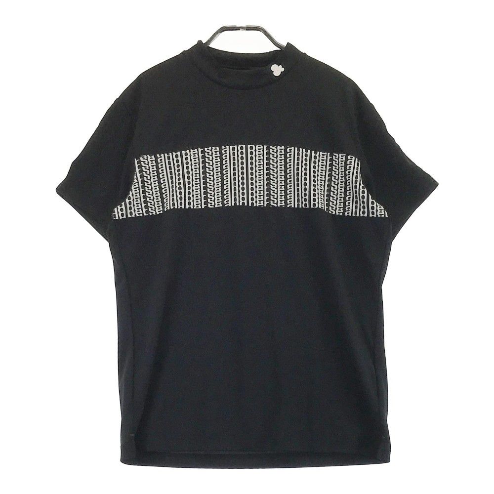 サイズ：L AND PER SE アンパスィ  ハイネック 半袖Tシャツ  ブラック系 [240101429199] ゴルフウェア メンズ ストスト サイズ：L AND PER SE アンパスィ ハイネック 半袖Tシャツ