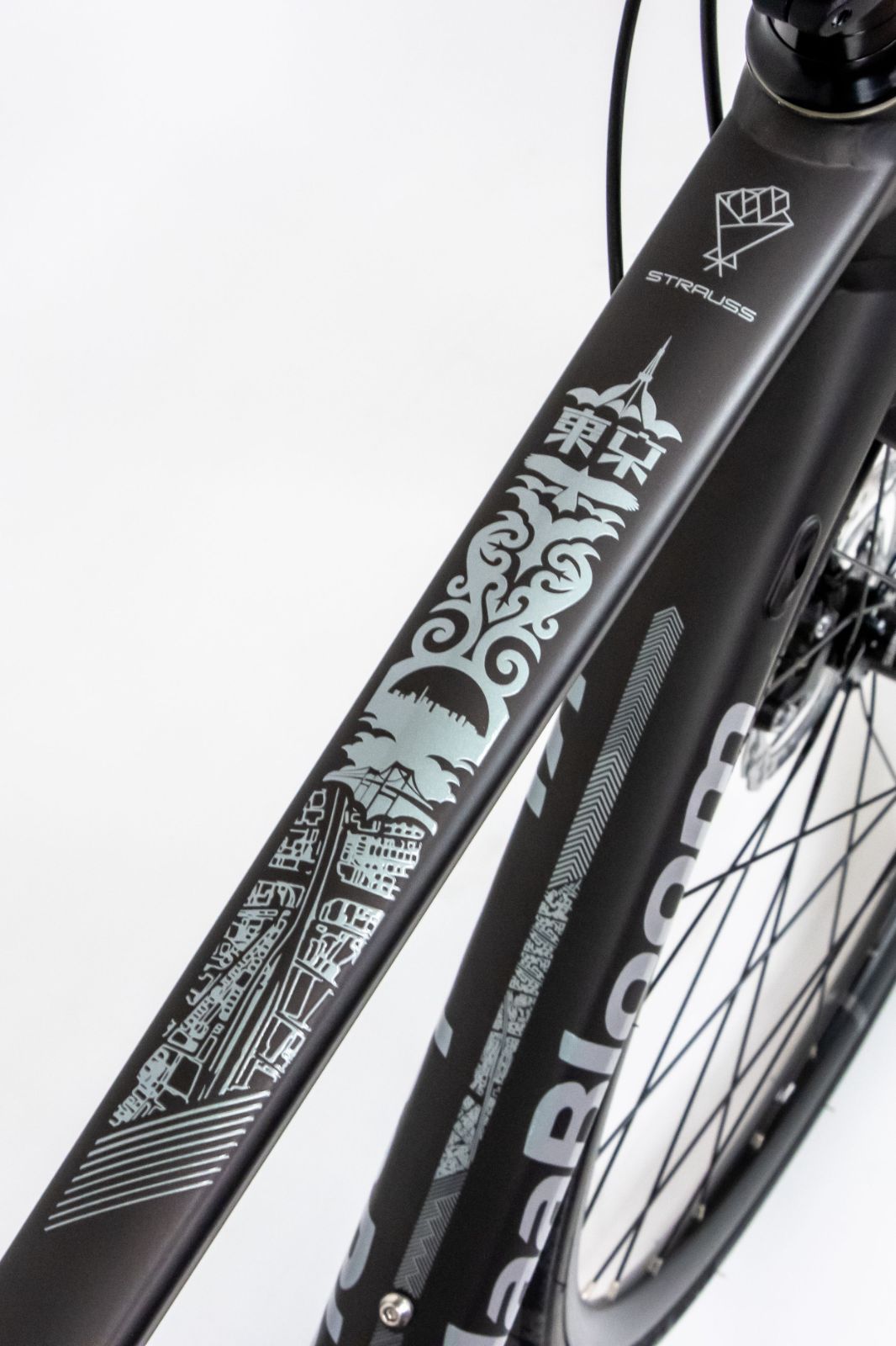 自転車｜ロードバイク｜外装11段｜500mm｜超軽量アルミフレーム｜フルカーボンフォーク｜油圧ディスクブレーキ｜マットラッシュグレー｜