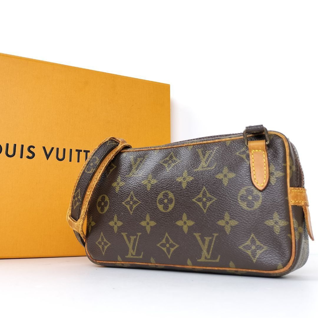 良品 】 LOUIS VUITTON ルイヴィトン ポシェット マルリー バンドリエール モノグラム ショルダーバッグ バッグ ブランド 斜め掛け  クロスボディ - メルカリ