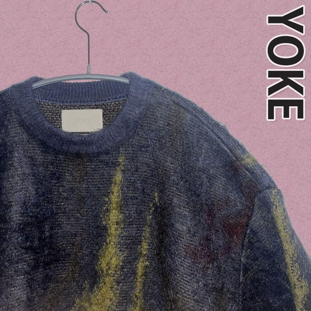 大人気】YOKE 22aw Still Jacquard Crewneck - メルカリ