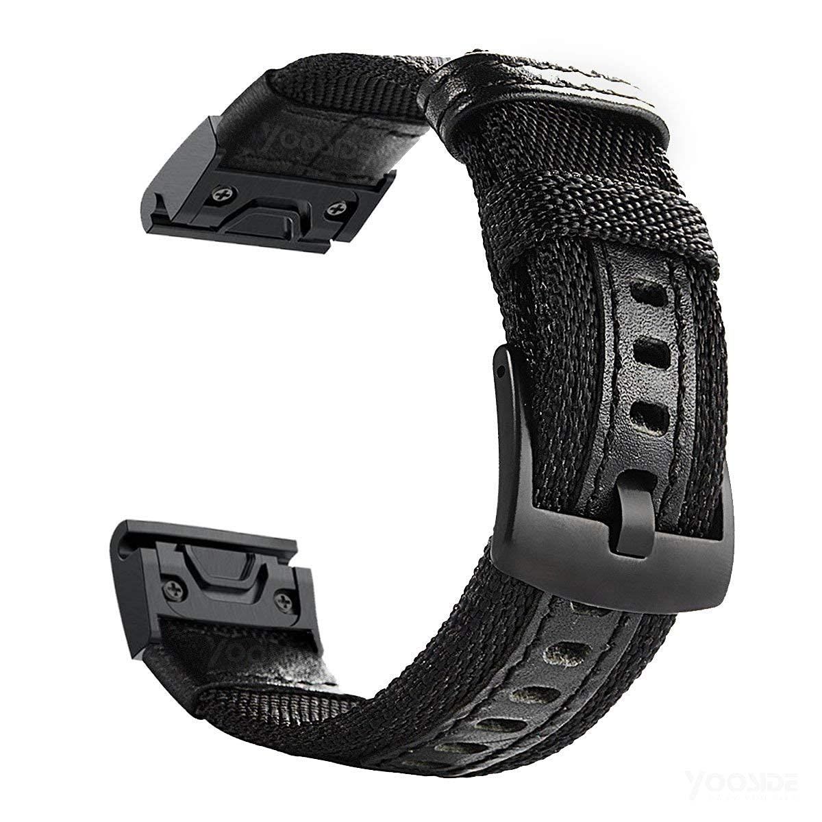 【新着商品】ナイロンを編むキャンバス クイックリリース瞬時取り付け 22mm QuickFit S62用 対応 Approach / Forerunner / / / 955/ 5 Fenix Instinct Fenix Fenix 6 2/ 7 EPIX2