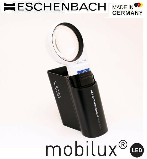 エッシェンバッハ mobiluxLED mobase LEDワイドライトルーペ＆ スタンド 58mmΦ 5倍 1511-5M KANDAIZUMI_COM