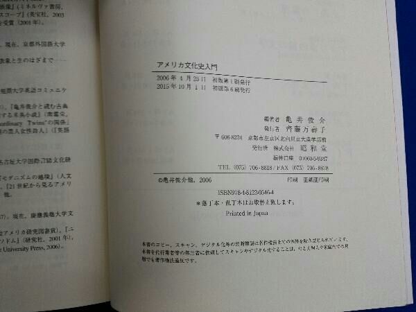 アメリカ文化史入門 亀井俊介 - メルカリ