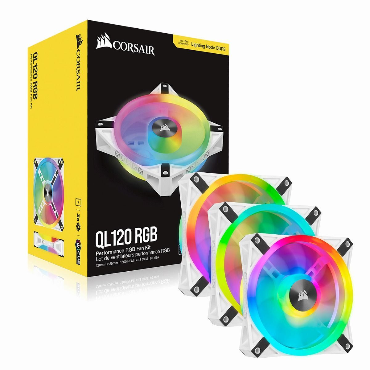 6,560円専用　　CORSAIR QL120 RGB 3個パック　×2セット