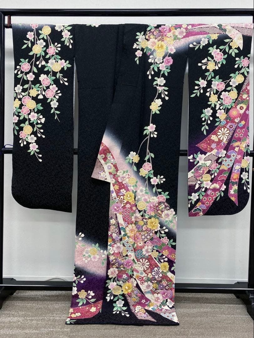 振袖 豪華 金駒 金彩 金通し 紋意匠 身丈169cm - メルカリ