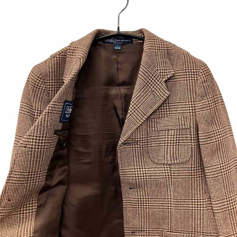 ポロ バイ ラルフローレン テーラードジャケット ウール チェック 2B ポロ バイ ラルフローレン Polo by Ralph Lauren 美品