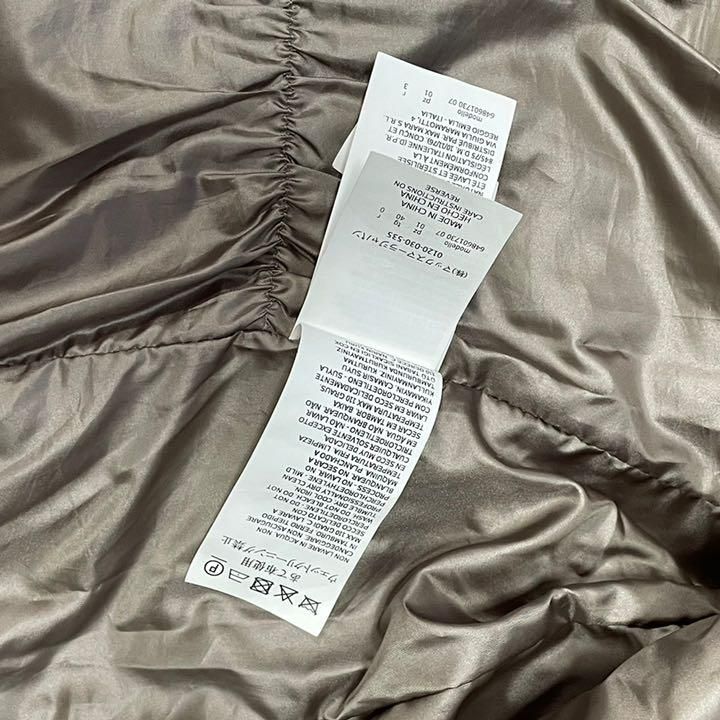 MaxMara マックスマーラ ロングダウン フードファー付き 165/88A 