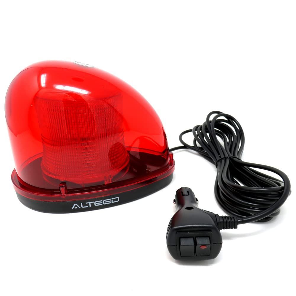 Color 赤色発光 アルティード ALTEED 流線型LED回転灯パトランプ 7パターン発光 12V24V自動車兼用 赤色発光
