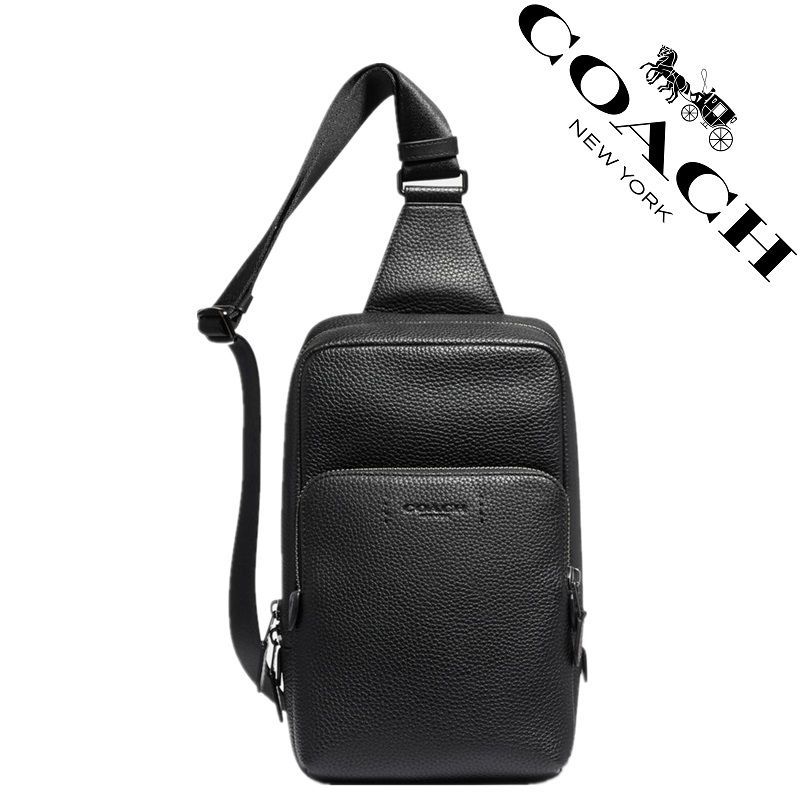 【セール中】COACH コーチバッグ C5331 ブラック ゴッサム パック ショルダーバッグ ボディーバッグ 斜めがけバッグ アウトレット品 新品未使用