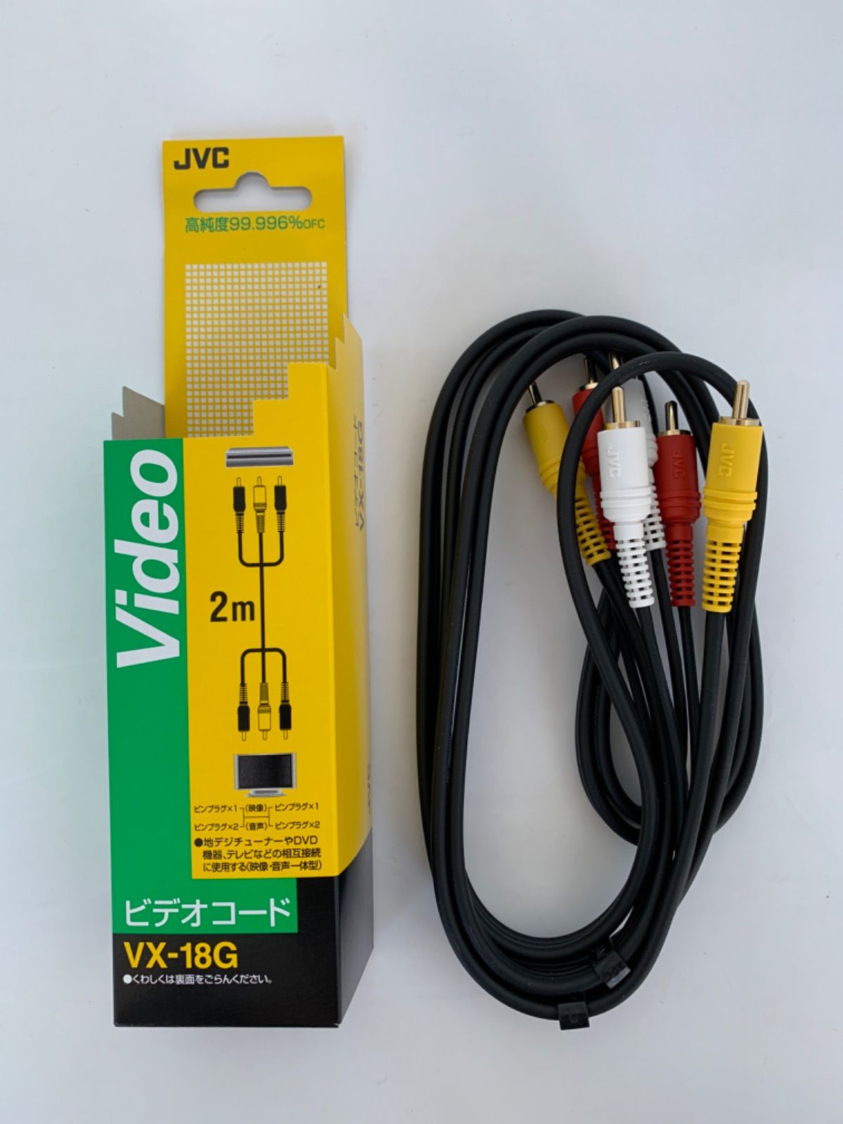 Victor JVC VC-S110G 新品未開封 S端子付ビデオ AVテレビ - 映像用ケーブル