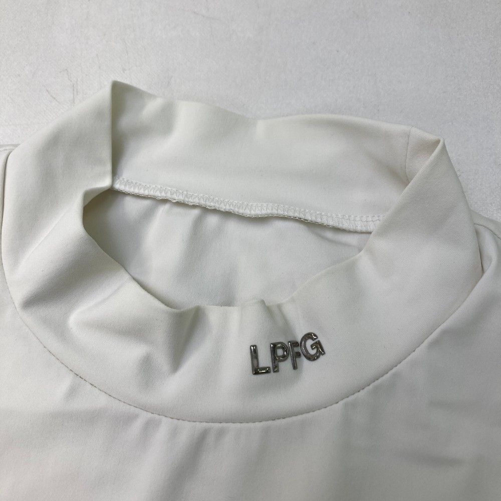 サイズ：S LPFG ルシアン ペラフィネ LUCIEN PELLAT-FINET ハイネック 半袖Tシャツ  ホワイト系 [240101439517] ゴルフウェア メンズ ストスト サイズ：S LPFG ルシアン ペラフィネ LUCIEN PELLAT-FINET
