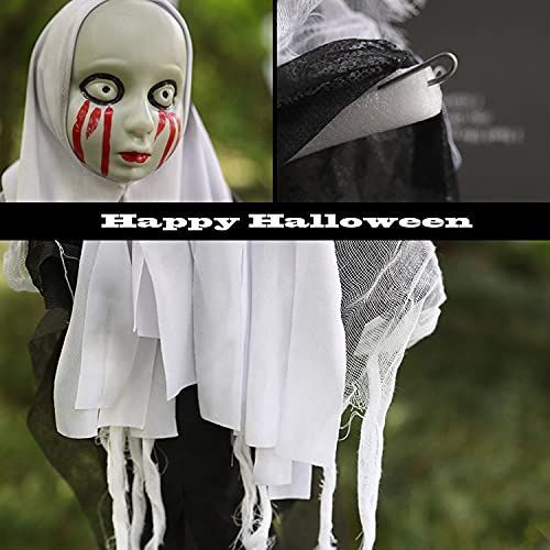 B ハロウィン 飾り お化け屋敷 幽霊 ゴースト ハンギング ホラー 雰囲気満点 ハロウィングッズ 屋内に動揺 怖い 吊物 吊り下げ 肝試し パーティー 文化祭 学園祭 舞台道具 イベント用品 2個セット B