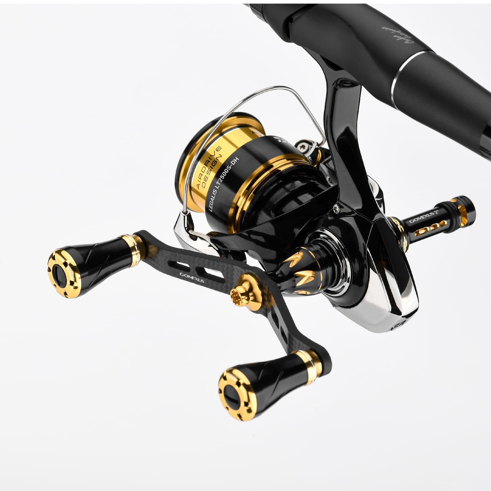 ハンドル　ノブ　ウッド　リール　パーツ 黒　ダイワ　イグジスト　セルテート ハンドル ノブ ウッド リール パーツ 黒 ダイワ イグジスト セルテート