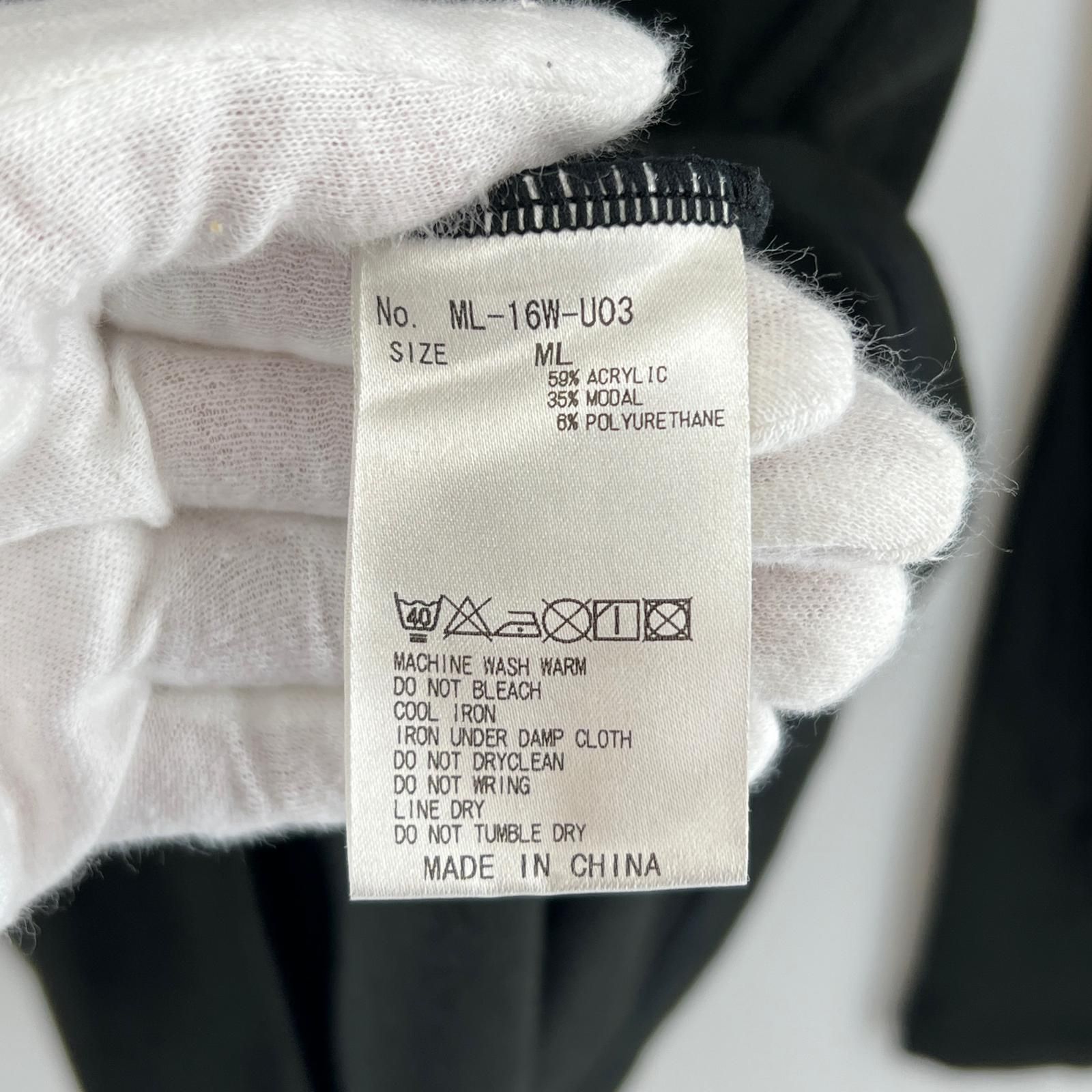 美品 MARK&LONA マークアンドロナ ブランドロゴ 秋冬 AW 長袖シャツ アクリル/レーヨン ブラック メンズ ML ゴルフウェア　タートルネック【古着】【中古】 美品 MARK&LONA マークアンドロナ ブランドロゴ 秋冬 AW 長袖シャツ