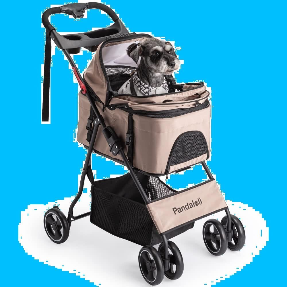 Amazon | Pandaloli ペットカート ベビーカー 犬 バギー:小型犬