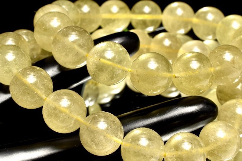 キラキラクリストバライトリビアングラスブレスレット11.2 最高グレード！ブラックリビアングラス ブレスレット16mm