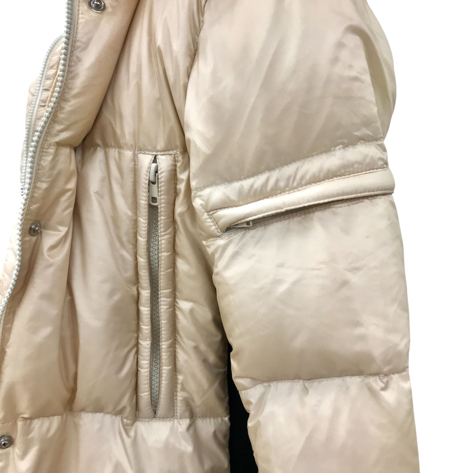 ダウンベージュ(*^^*)様 Z1461 JOSEPH ジョゼフ ダウンコート ベージュ×ブラック 異素材