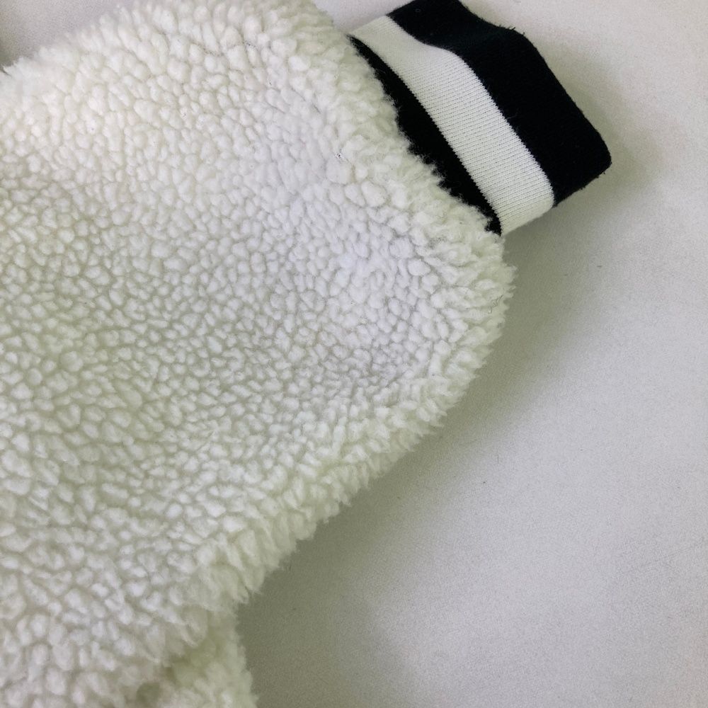 Black&White 半袖ジップパーカー ゴルフウェア ストライプ柄 日本製