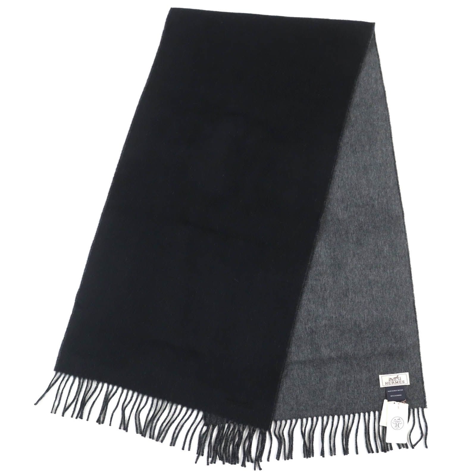 エルメス レクトヴェルソ カシミア マフラー ストール （大阪心斎橋店  
